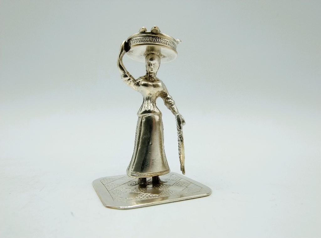 Zilveren miniatuur, J.S. Zwanenburg & Zn, Sneek, 19e eeuws, Antiek en Kunst, Antiek | Goud en Zilver, Verzenden, Zilver
