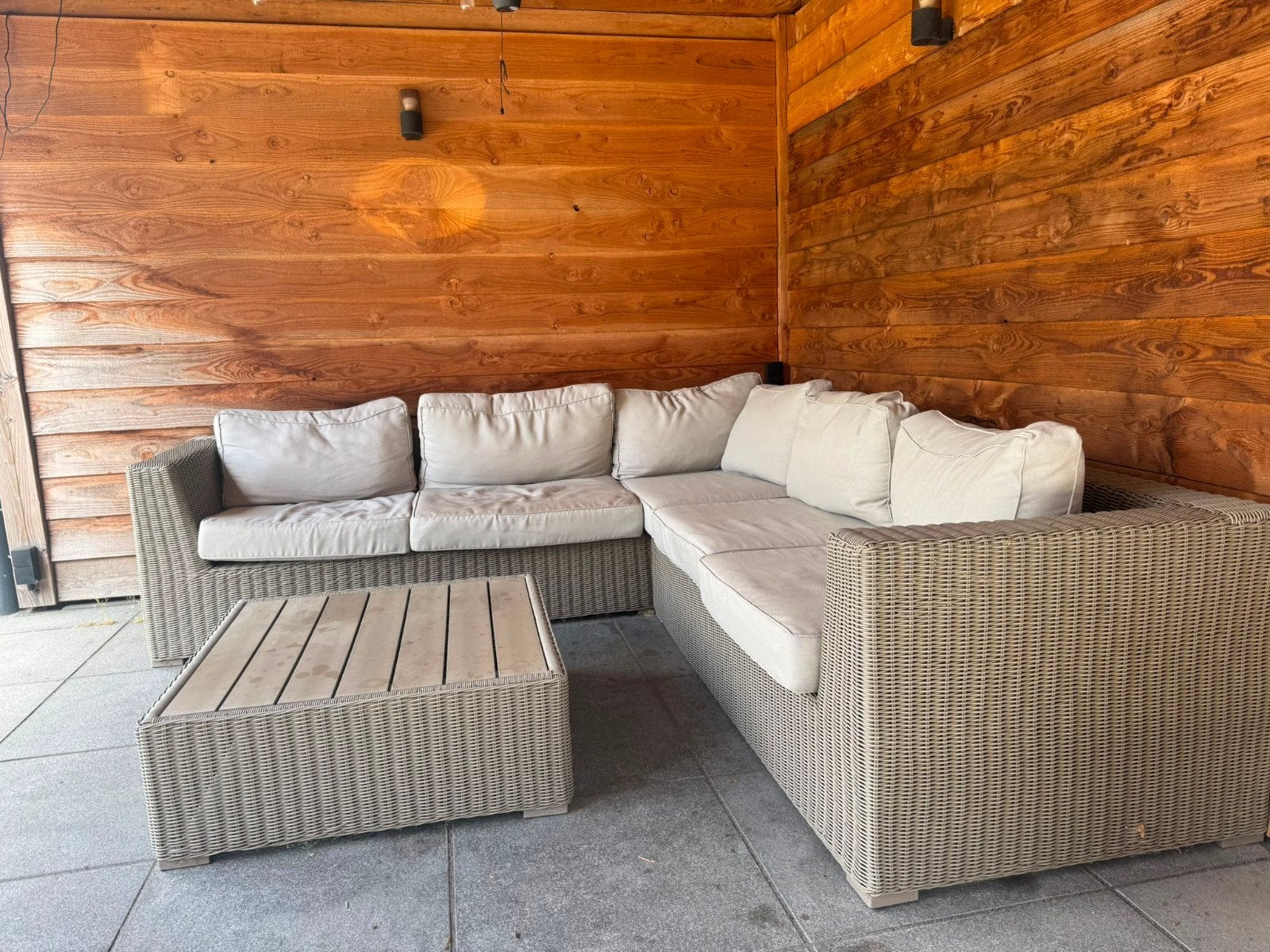 Beach 7 loungeset tuin, Tuin en Terras, Ophalen, Gebruikt, 5 zitplaatsen, Loungeset
