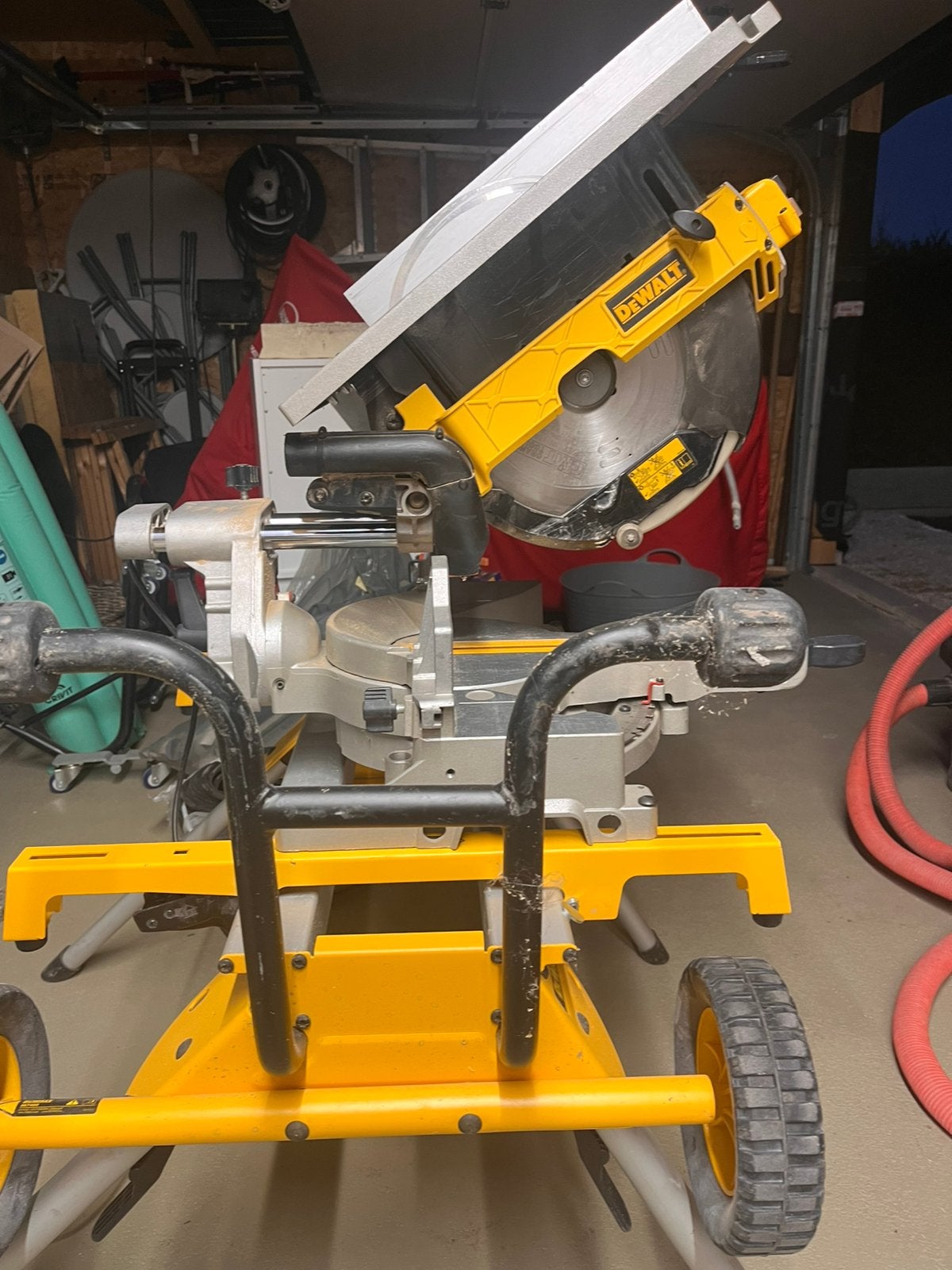 Dewalt zaagmachine., Ophalen, Gebruikt, 70 mm of meer, Afkortzaag