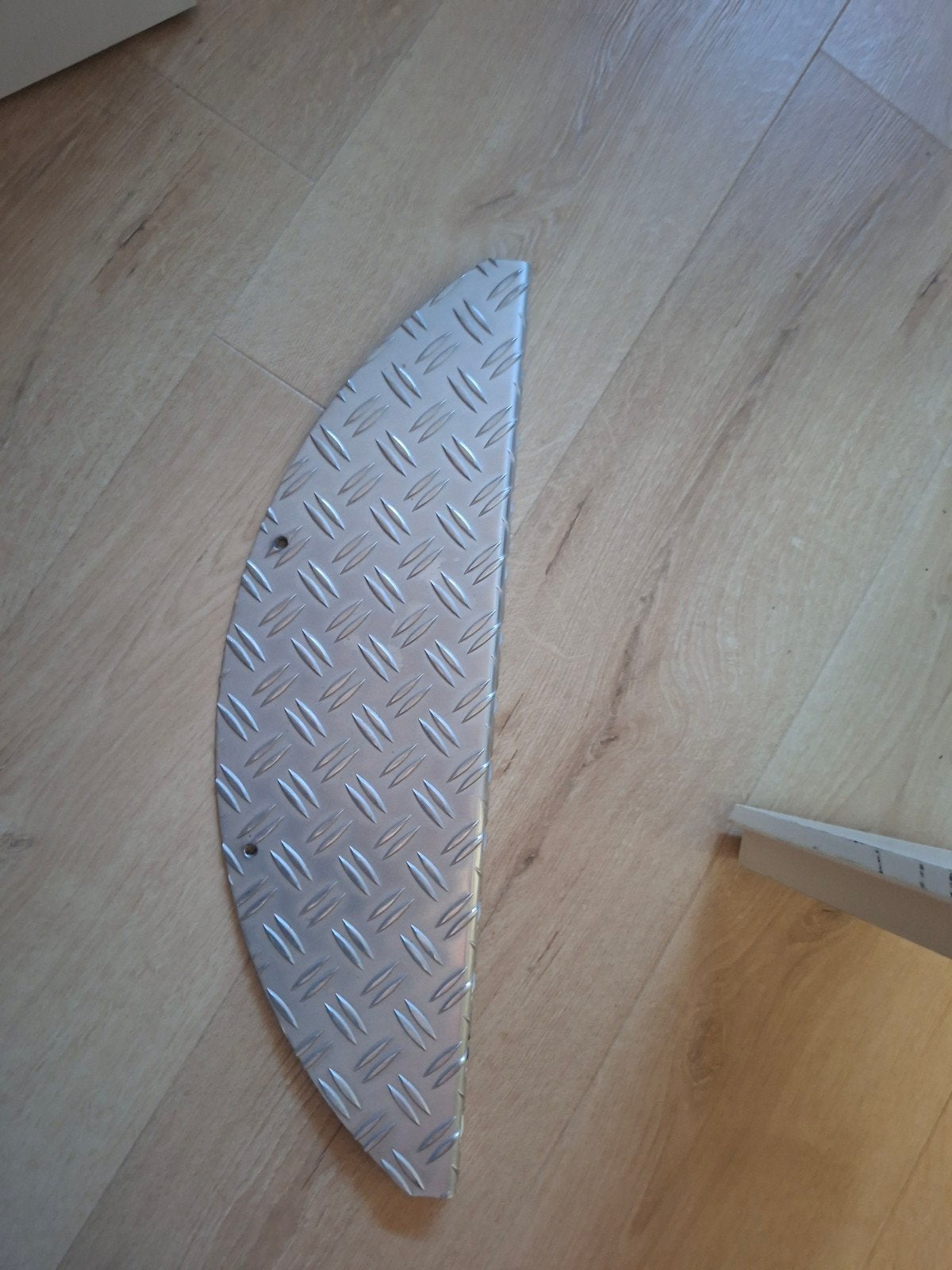 Halve maantjes voor trap v traanplaat, Ophalen, Gebruikt