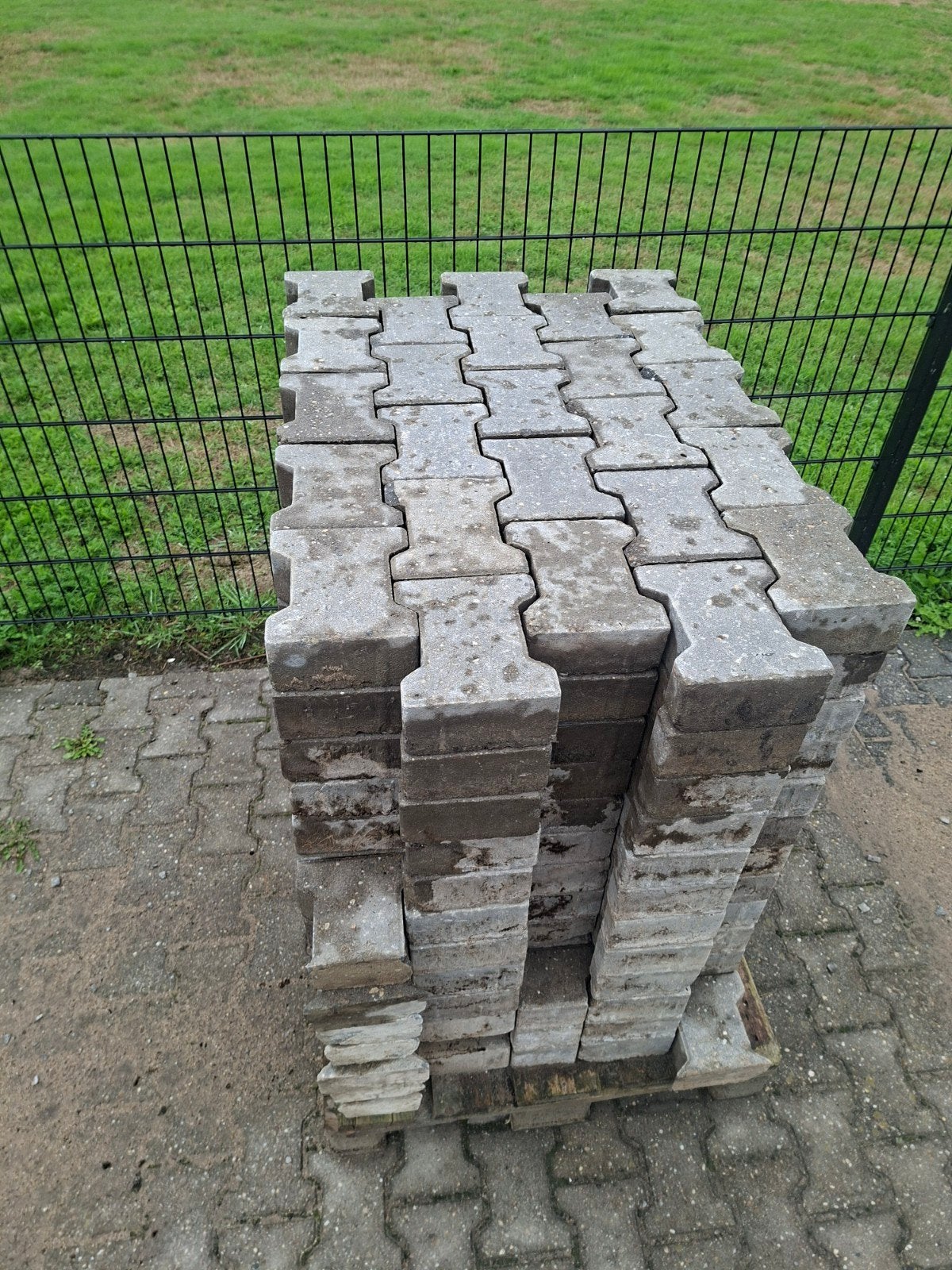 40m2 H klinkers, Ophalen, Gebruikt, Beton, Klinkers