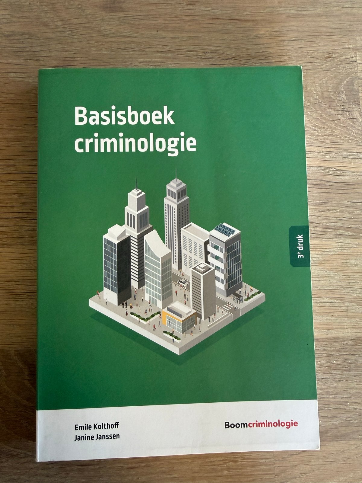 Basisboek Criminologie - 3e druk, Boeken, Ophalen of Verzenden, Alpha, Zo goed als nieuw, HBO