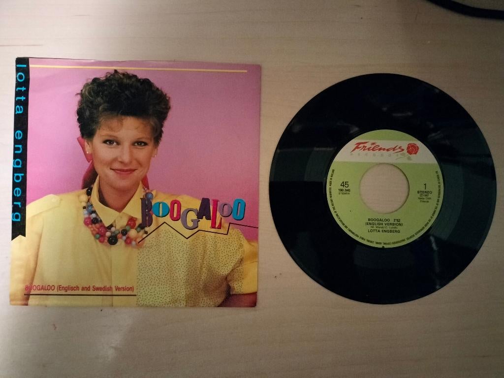 Lotta Engberg - Boogaloo (English version) / (Swedish), Gebruikt, 7 inch, Single, Ophalen of Verzenden