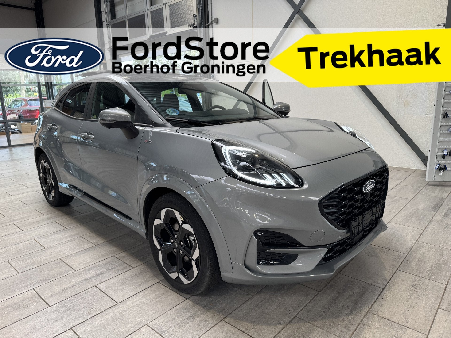 Ford Puma EcoBoost 125 pk Hybrid ST-Line | Trekhaak | Winter, Auto's, Ford, 12 maanden, Bedrijf, Hybride Elektrisch/Benzine, 3 cilinders
