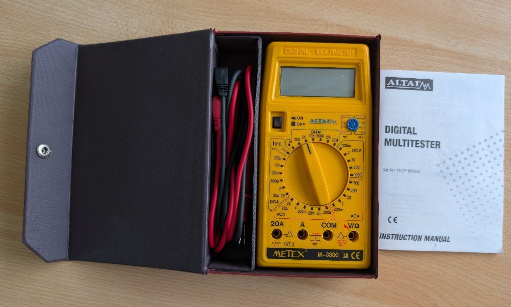 Digitale Multimeter Metex M-3800 – Altai ZGAN, Ophalen of Verzenden, Zo goed als nieuw, Multimeter