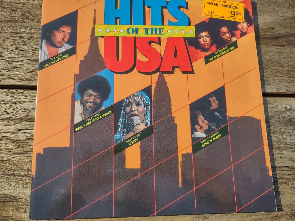 2 LP - Hits of the U.S.A., Ophalen of Verzenden, Zo goed als nieuw, Overige genres, Dubbel-LP