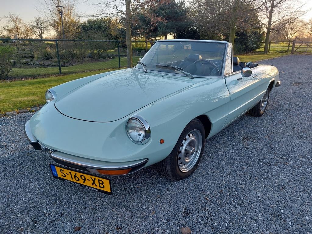 Alfa Spider Coda Tronca 2.0 veloce. Belastingvrij!, Auto's, Alfa Romeo, Achterwielaandrijving, Zwart, 4 cilinders, Cabriolet