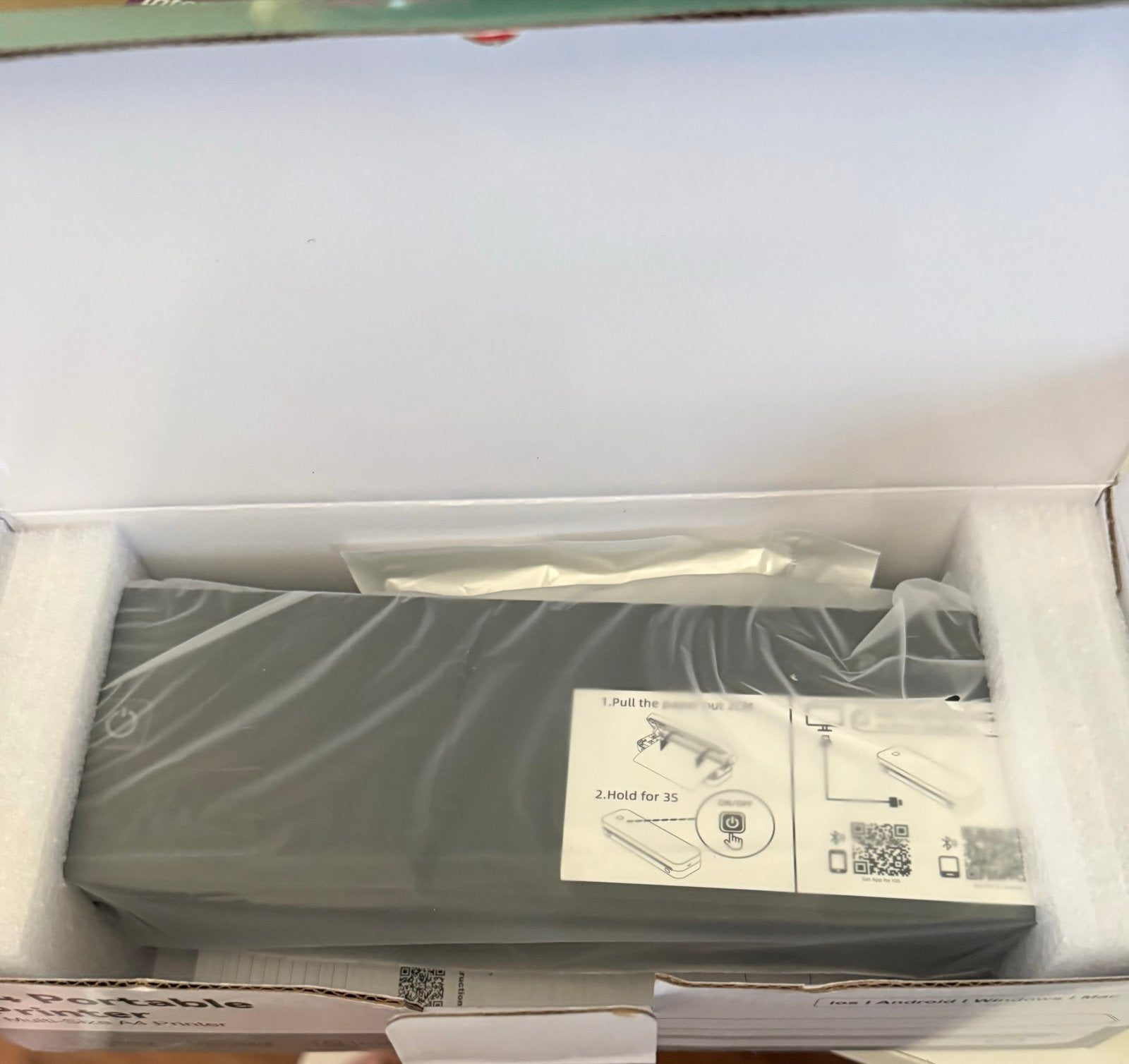 D80 Thermische Printer - Draagbare A4 Printer voor iOS/Andro, Computers en Software, Printers, Zwart-en-wit printen, Printer, Nieuw