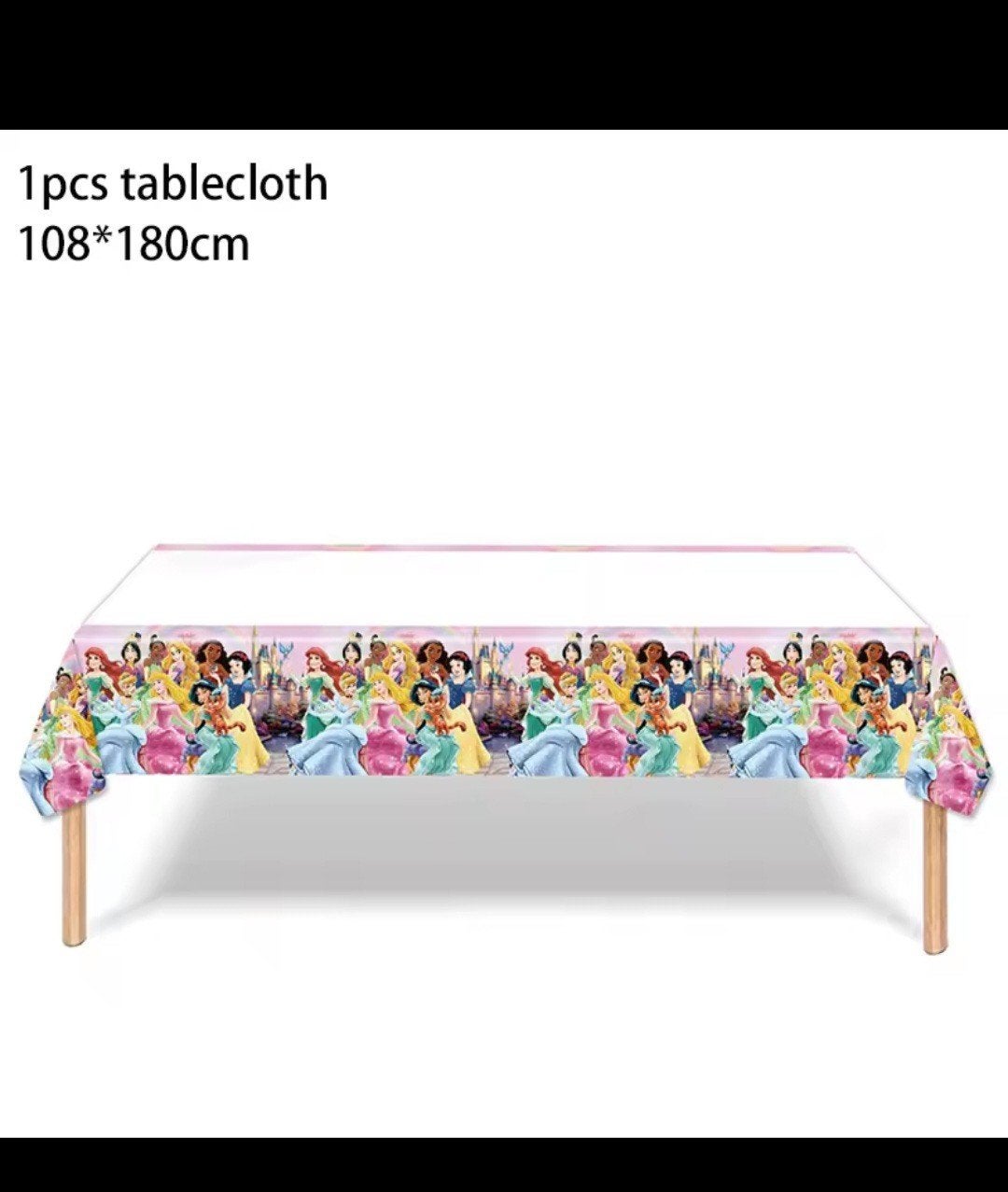 Nieuw Disney Prinsessen Tafelkleed 108x180cm, Ophalen of Verzenden, Nieuw, Versiering, Verjaardag