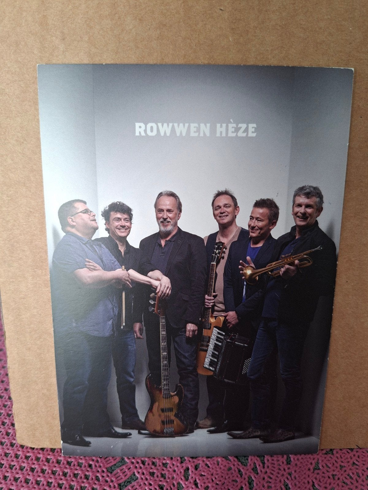 ROWEN HEZE BAND, Verzenden, Nieuw, Foto of Kaart, Gesigneerd
