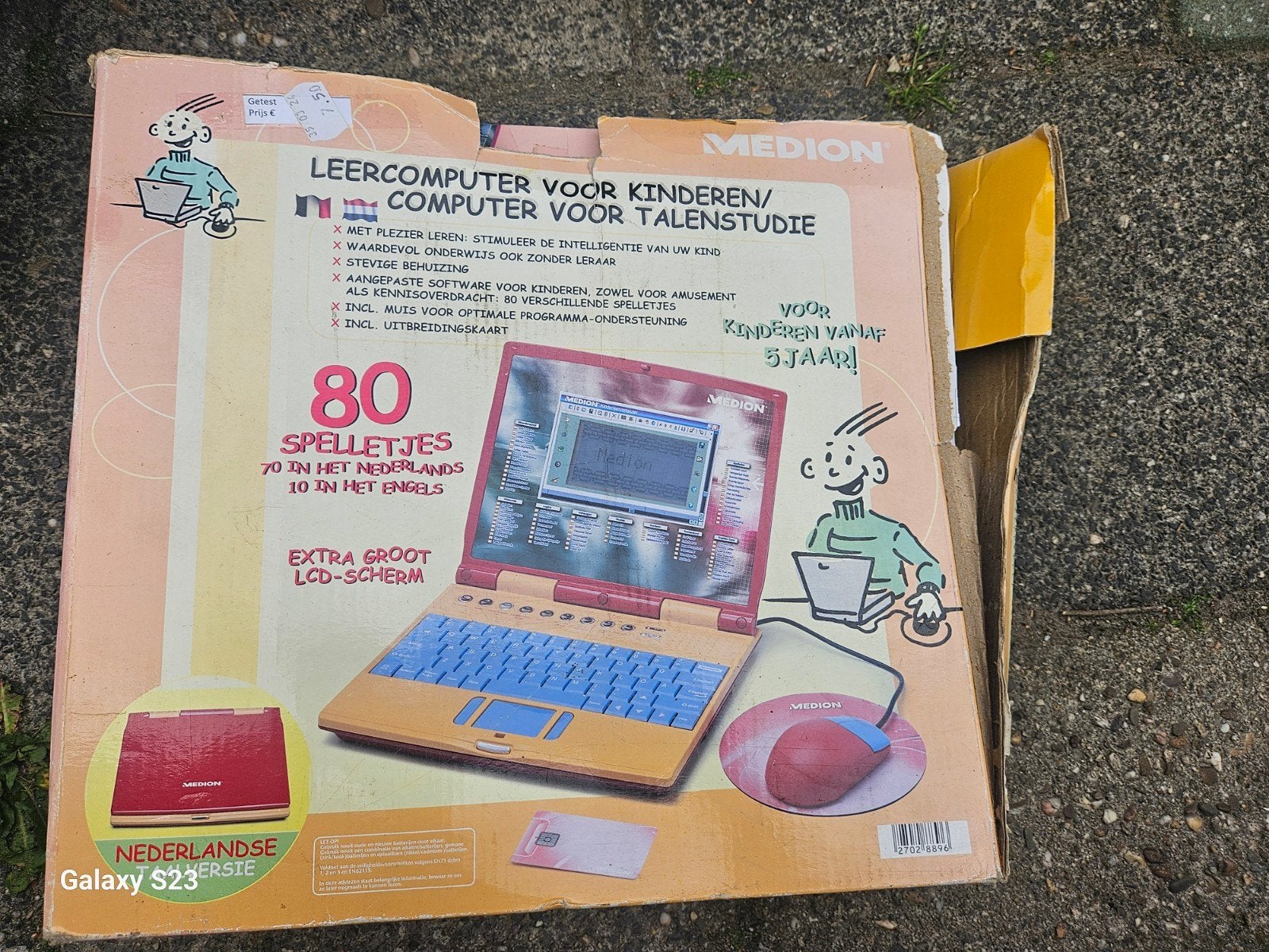 Medion Leercomputer voor Kinderen - 80 Spelletjes 7 euro, Ophalen of Verzenden, Gebruikt, Taal en Lezen