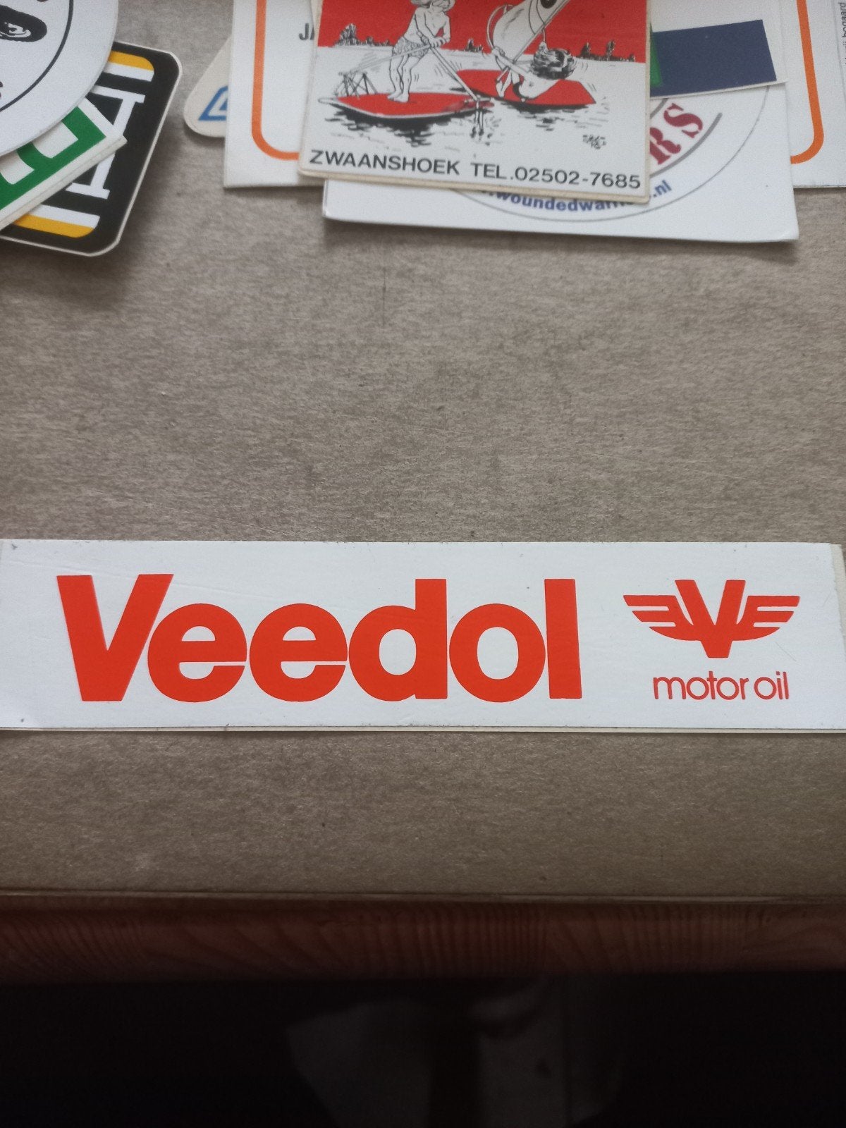 Veedol Motor Oil Sticker - Vintage Auto/Motor Sticker, Ophalen of Verzenden