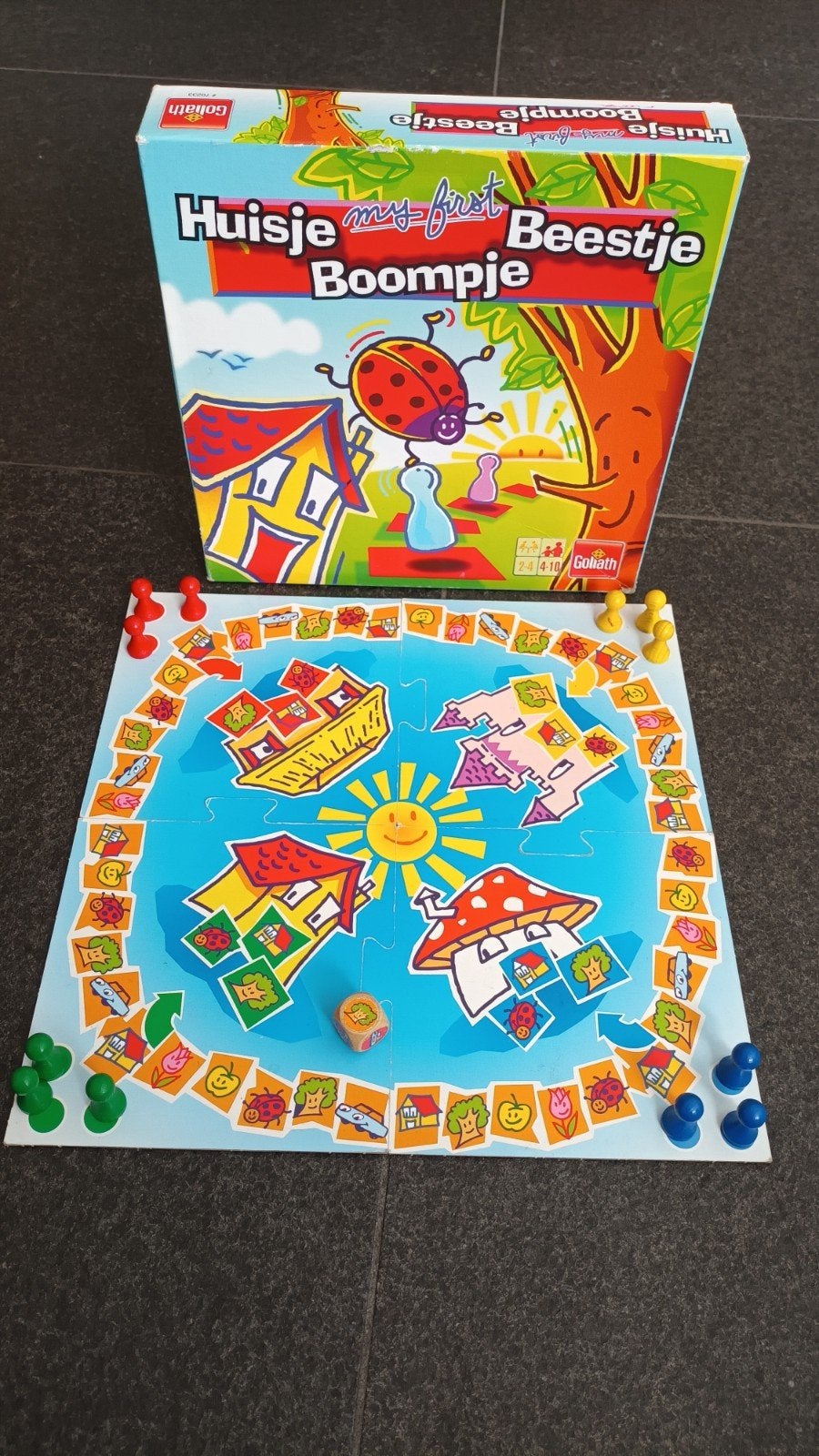Huisje Beestje Boompje - Compleet Gezelschapsspel, Drie of vier spelers, Ophalen of Verzenden, Zo goed als nieuw, Goliath