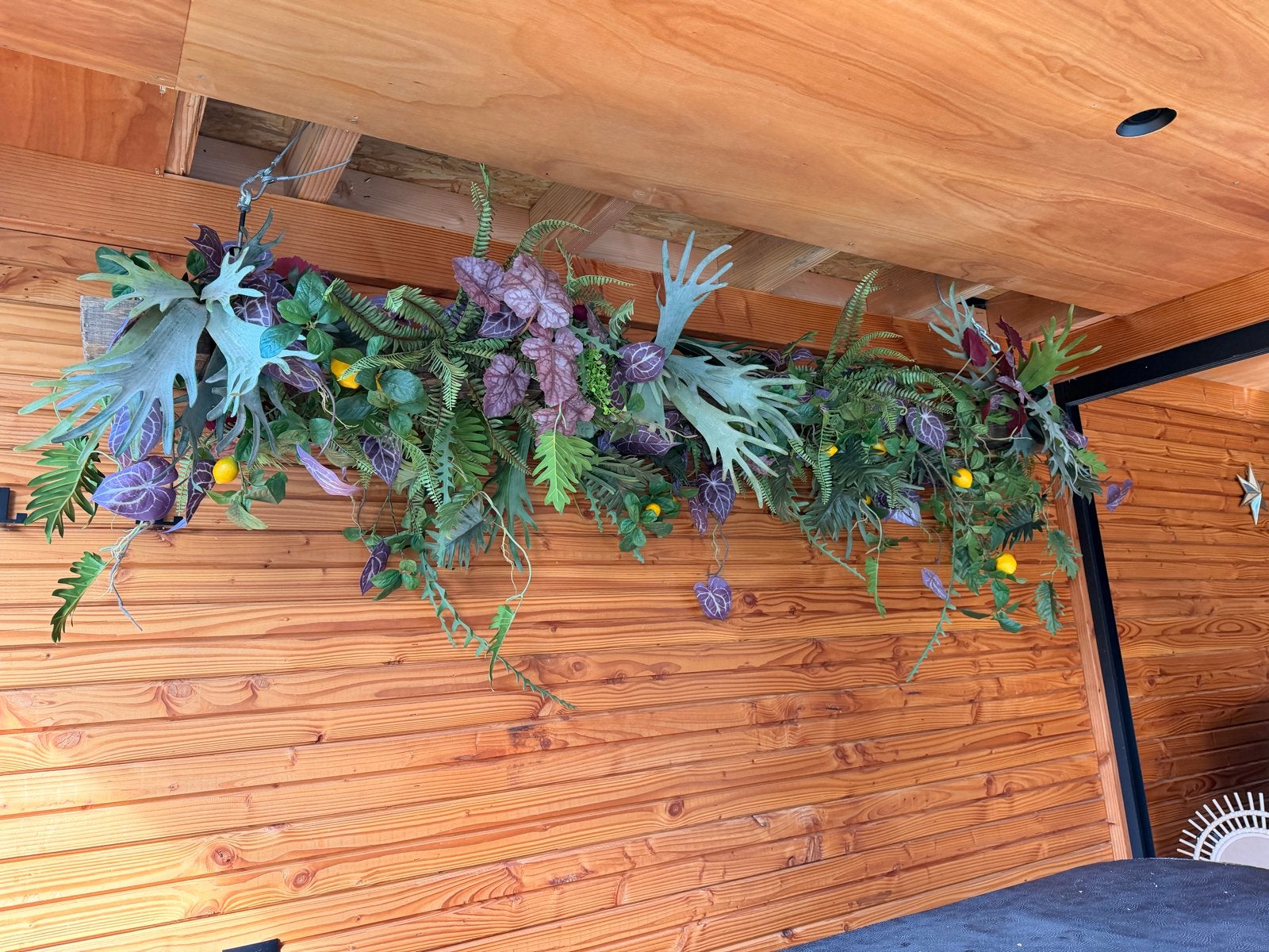 Unieke deco! Kunstplanten Bloemen Boeket Hangend Decoratie, Ophalen, Binnen, Groen, Zo goed als nieuw