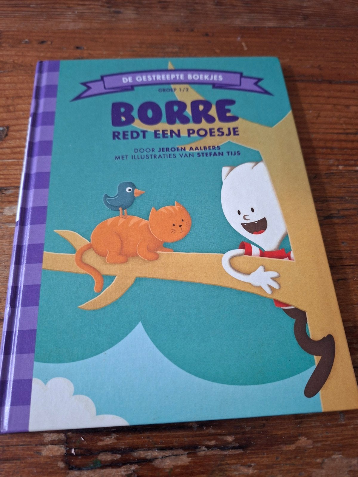 de gestreepte boekjes groep 1/2 Borre redt een poesje, Ophalen of Verzenden, Zo goed als nieuw, Fictie algemeen