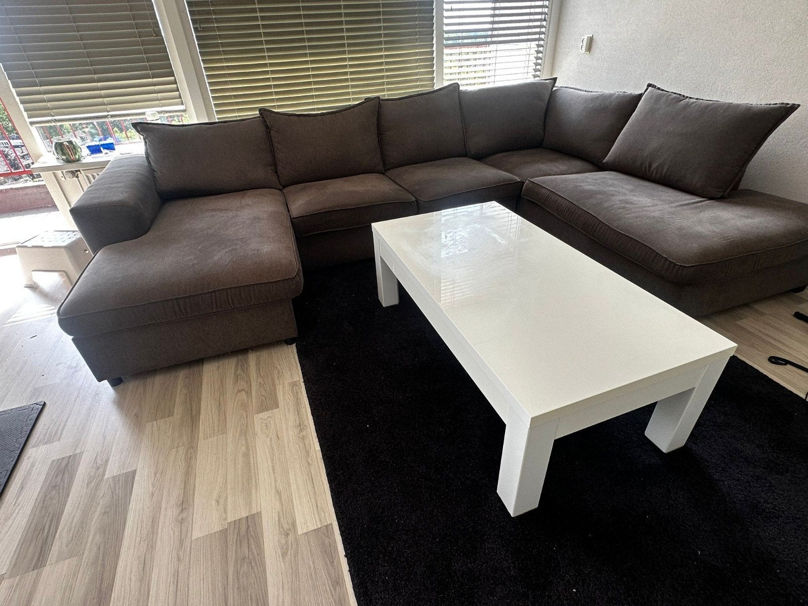 Salon tafel bank vloerkleed, Ophalen of Verzenden, Rechthoekig, 200 cm of meer, Minder dan 50 cm