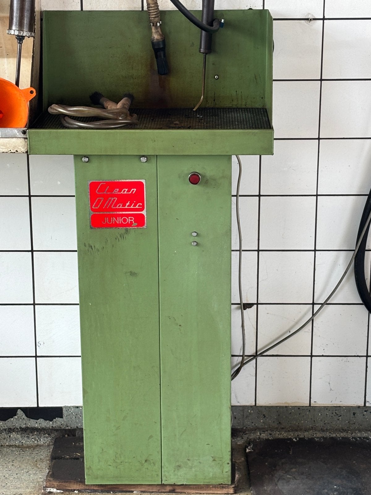 Onderdelenreiniger spoelmachine, Ophalen, Gebruikt