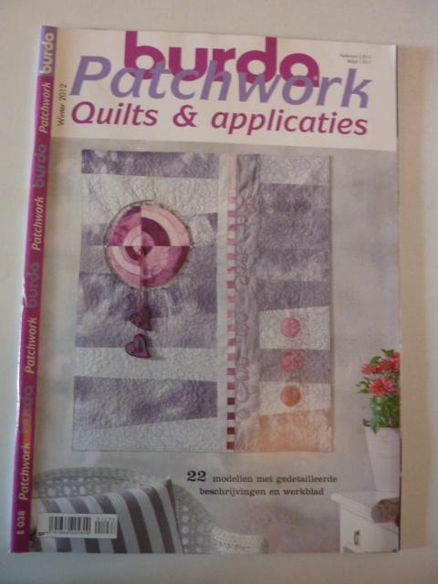 Burda patchwork - Quilts & applicaties winter 2012, Verzenden, Zo goed als nieuw