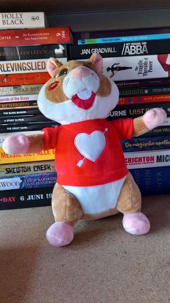 Hamster valentijn hartje shirt, Ophalen of Verzenden, Zo goed als nieuw