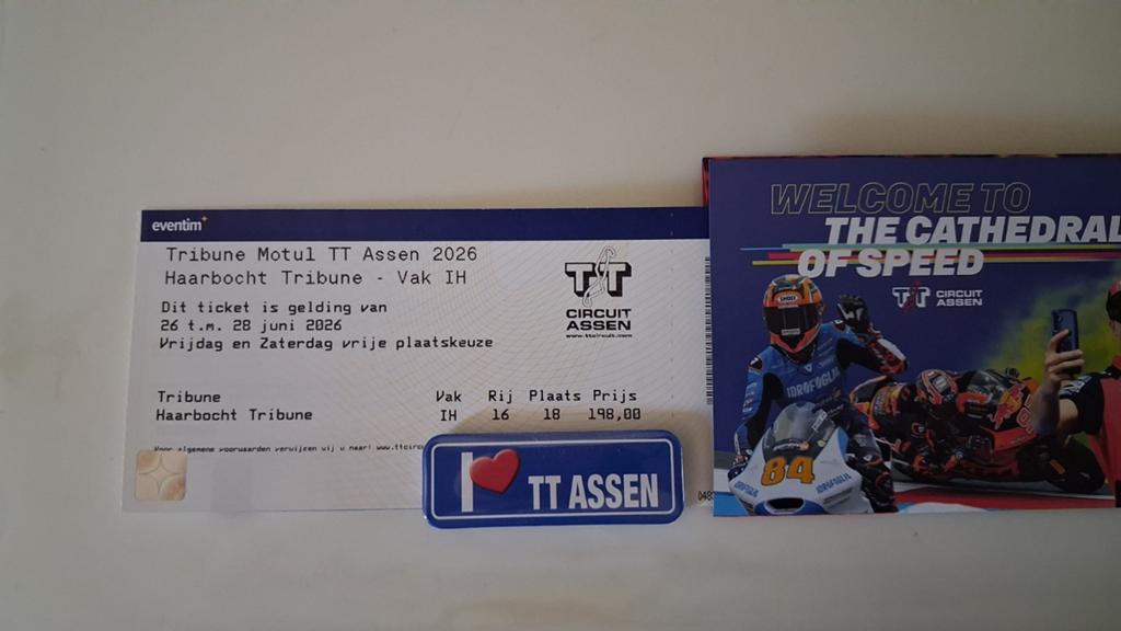 Haarbocht passe-partout TT 2026, Eén persoon