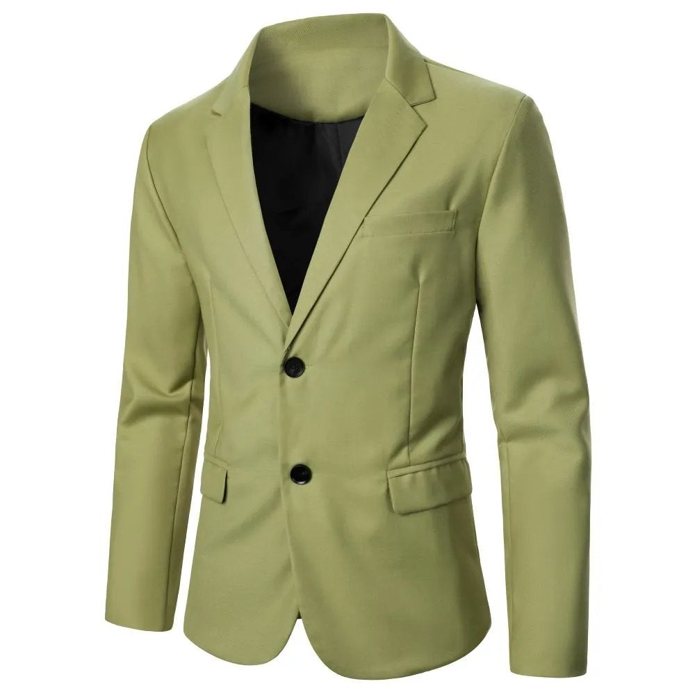 Heren olijfgroen colbert groen groene blazer jasje casual, Verzenden, Nieuw, Overige maten, Groen