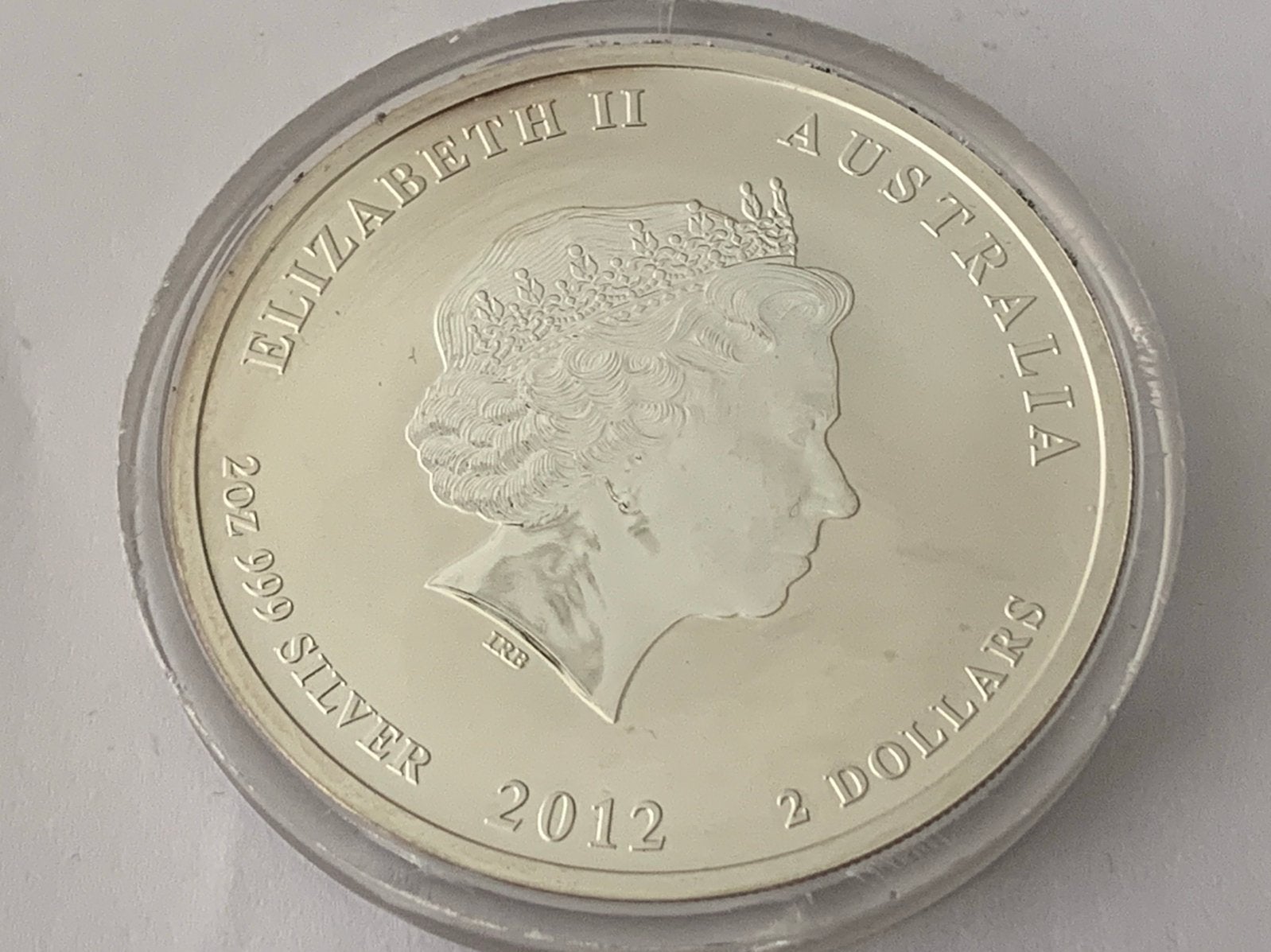 2 oz zilveren munt year of the dragon, Ophalen of Verzenden, Noord-Amerika