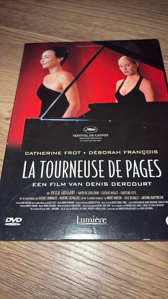 La Tourneuse de Pages met Catherine Frot en Deborah Francois, Vanaf 16 jaar, Ophalen of Verzenden, Zo goed als nieuw, Overige gebieden