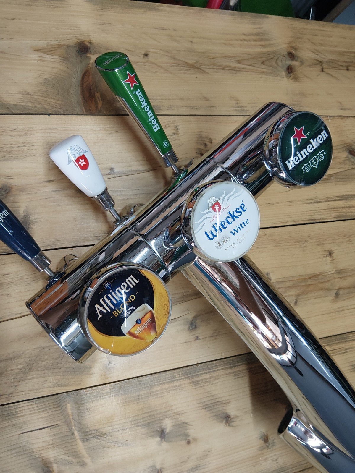 Bierkraan Biertap met 3 kranen, Witgoed en Apparatuur, Thuistaps, Ophalen, Zo goed als nieuw, Overige merken