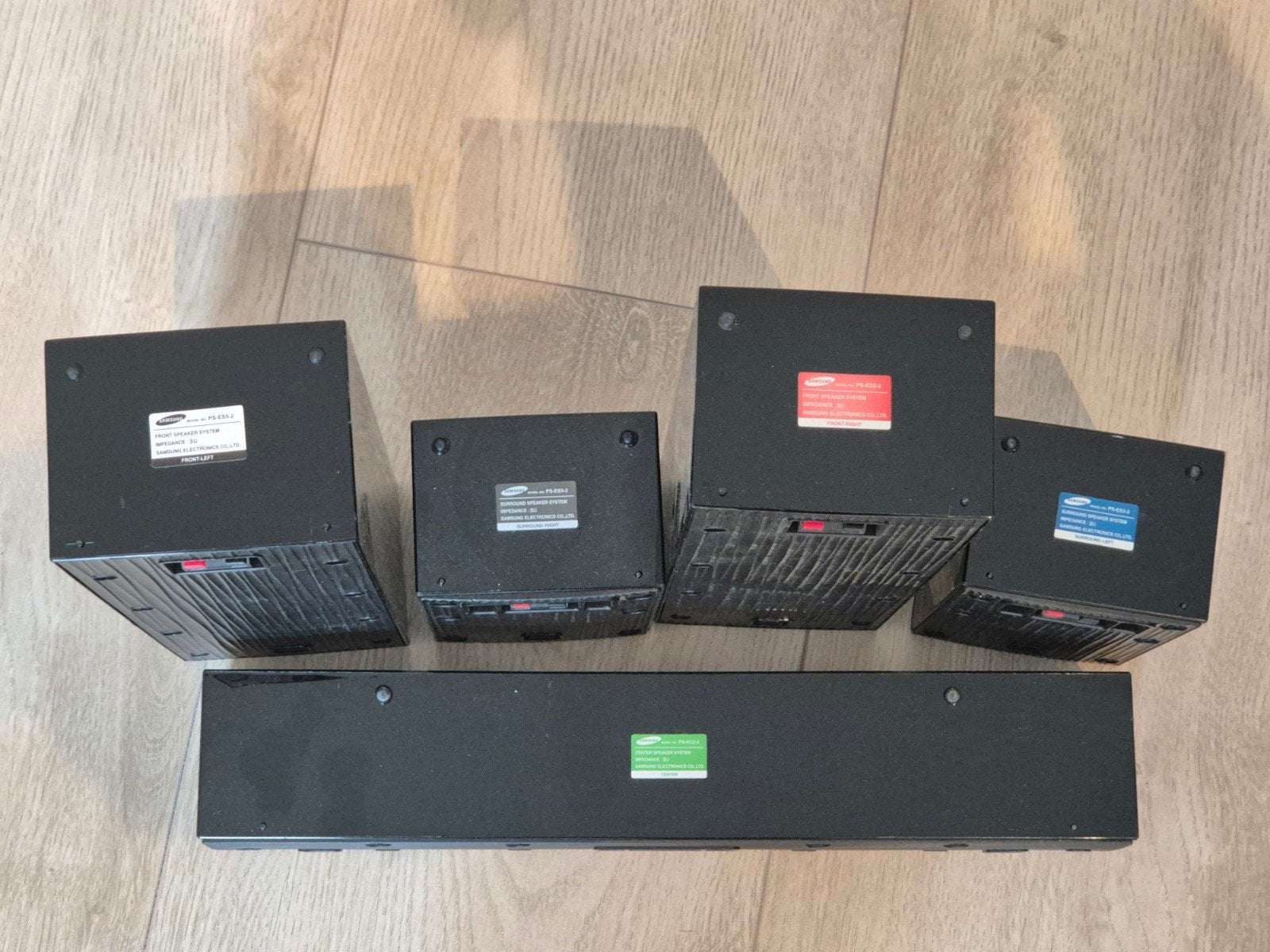 Samsung Surround Speaker Systeem - 5 speakers, Geschikt voor surround/home cinema, Ophalen of Verzenden, Gebruikt, Surroundset