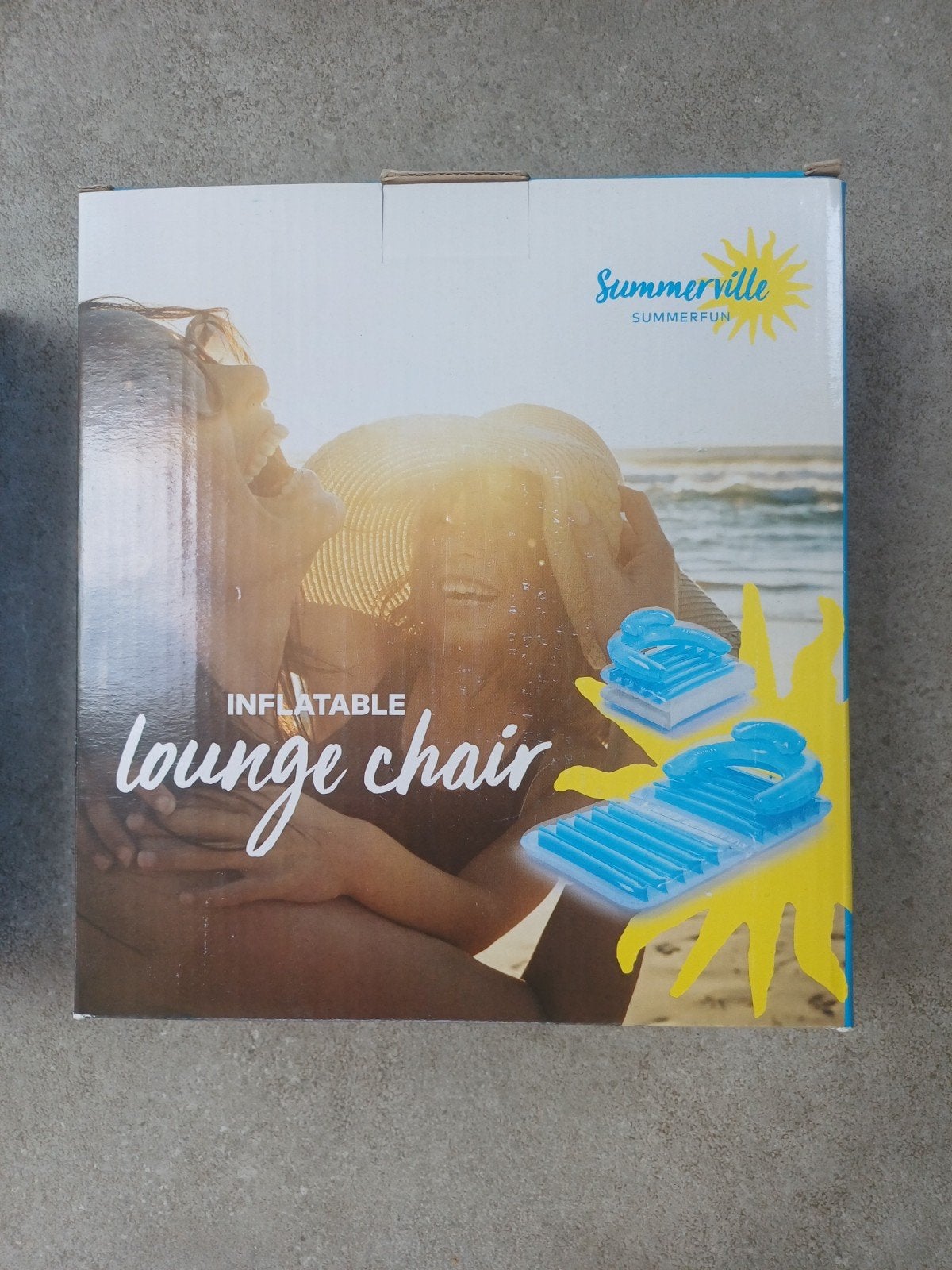 Opblaasbare lounge stoel - Summerfun, Ophalen of Verzenden, Nieuw, Overige typen