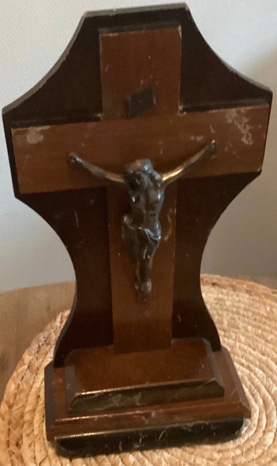 CRUCIFIX ANTIEK!! STAANDE UITVOERING…MOOI!!, Ophalen of Verzenden
