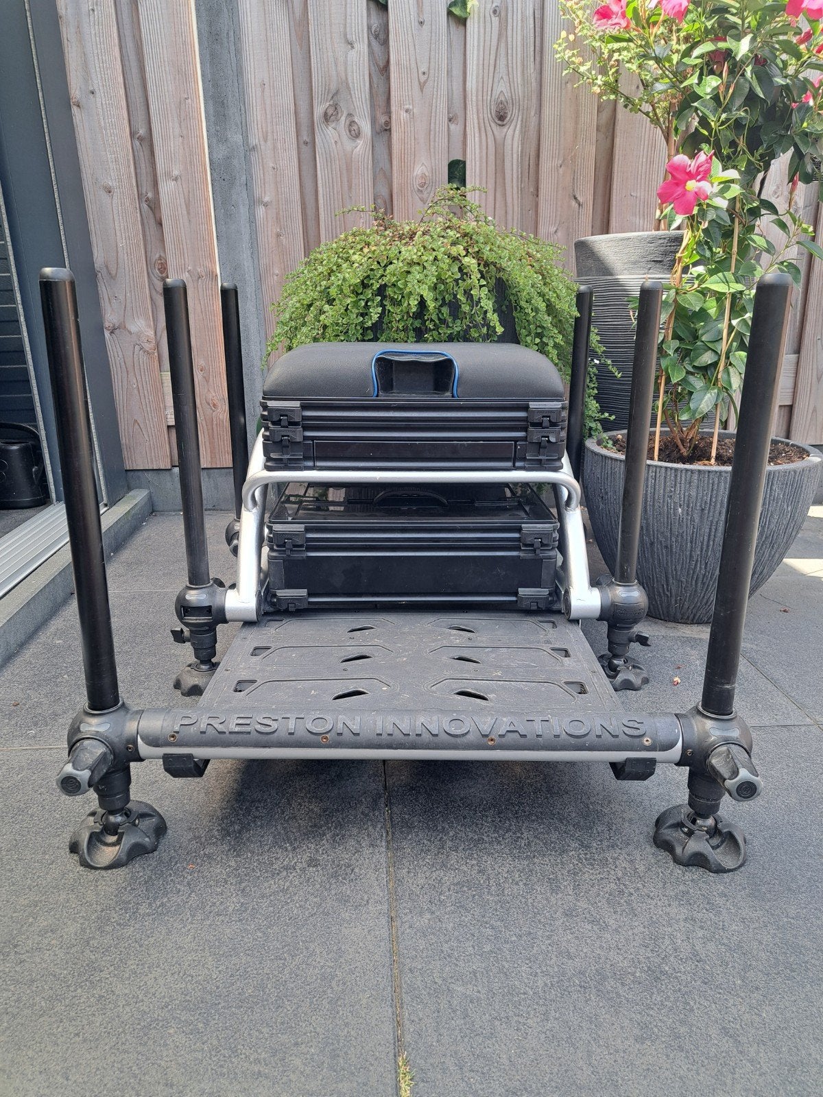 Preston absolute 30 mm  zitkoffer, Ophalen, Zo goed als nieuw, Overige typen