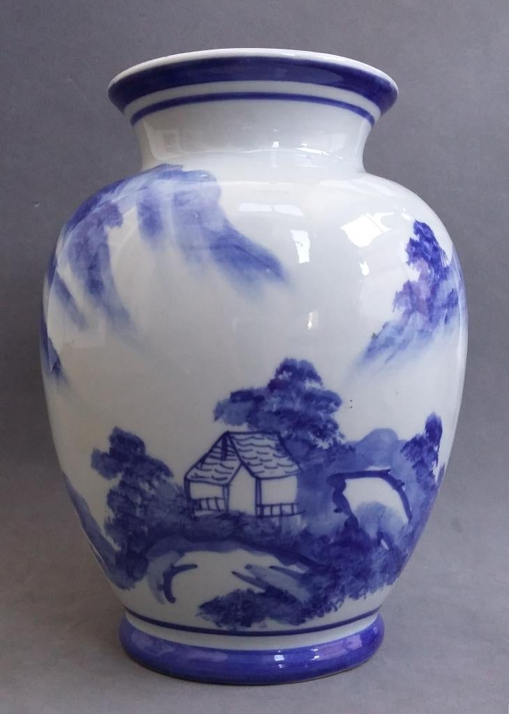 20 ste eeuw Porseleinen Vaas China Japan Azië, Antiek en Kunst, Antiek | Porselein, Ophalen of Verzenden