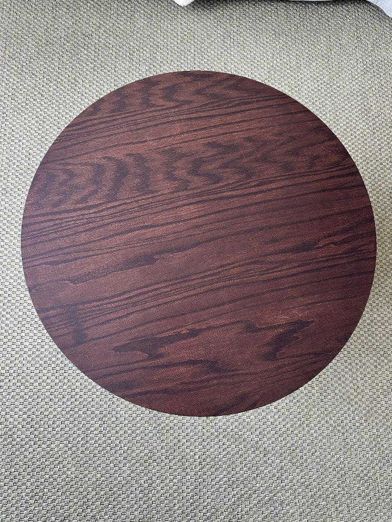JAKOBSFORS Coffee Table Dark Brown 80cm, Huis en Inrichting, Tafels | Salontafels, Ophalen, Gebruikt, 50 tot 100 cm, Rond