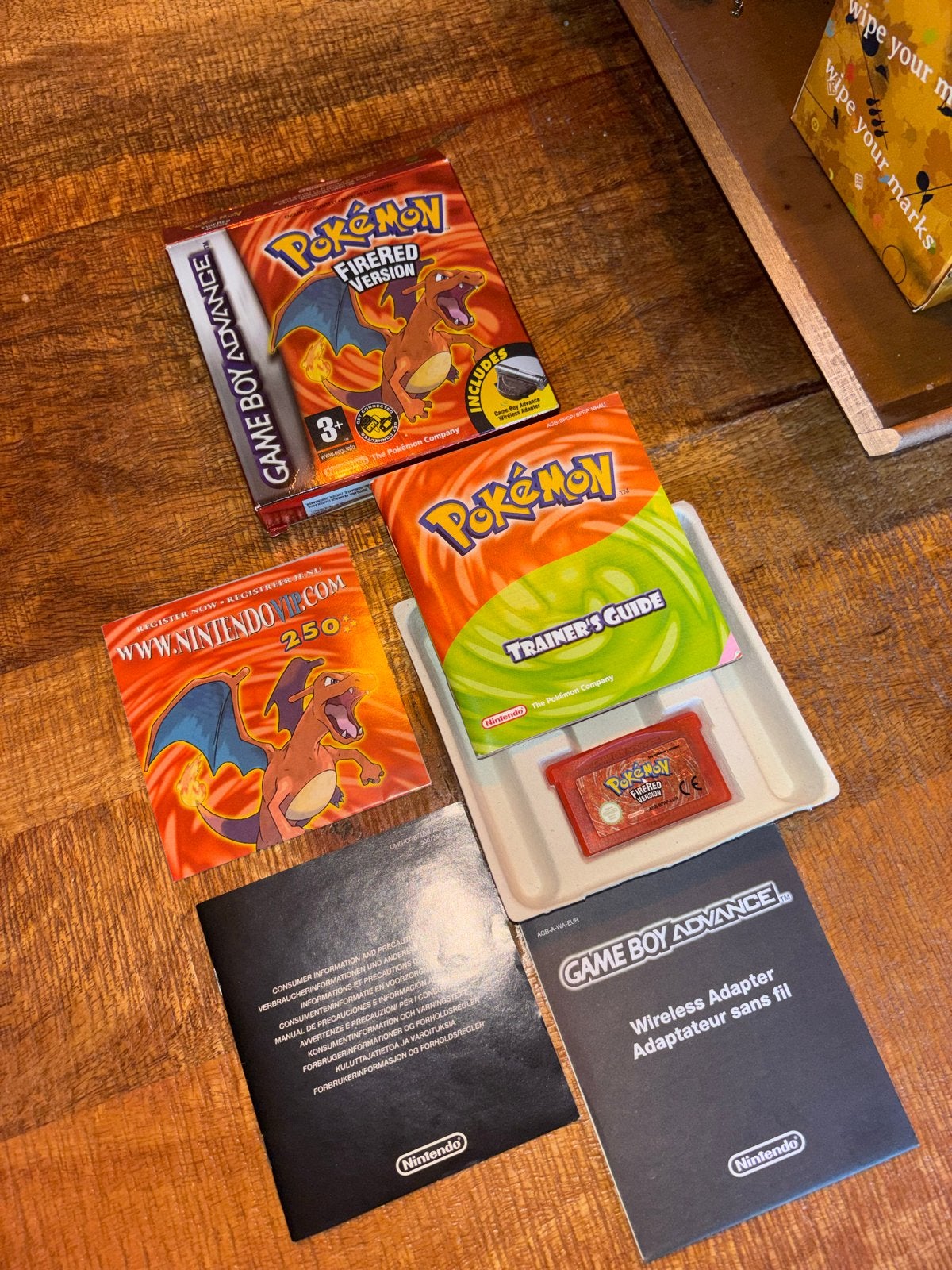 Pokemon FireRed Version (GBA) - Compleet in Doos!, Spelcomputers en Games, 1 speler, Ophalen of Verzenden, Zo goed als nieuw, Role Playing Game (Rpg)
