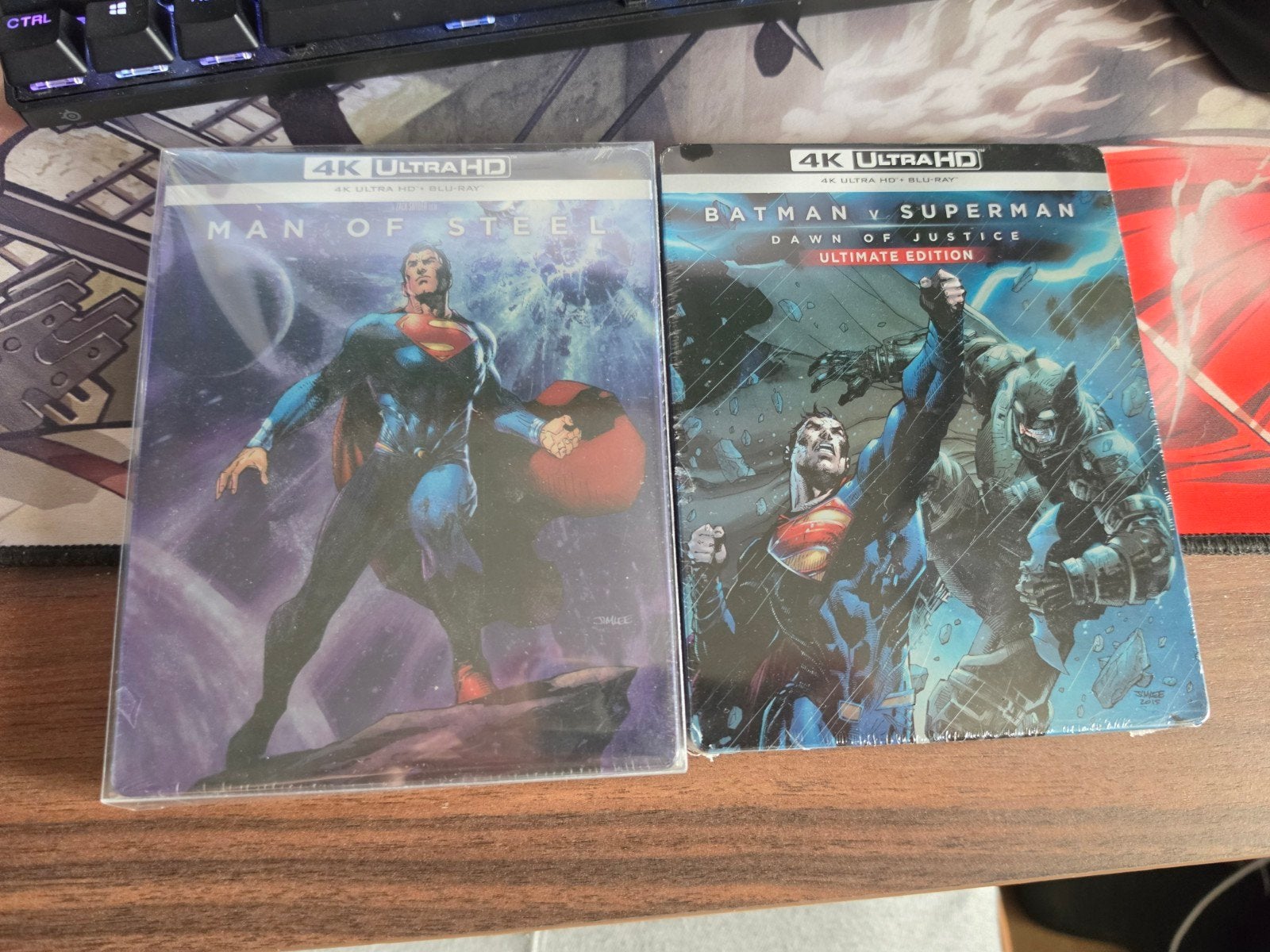 Man of steel + Batman vs Superman steelboom sealed 4k, Cd's en Dvd's, Blu-ray, Film, Ophalen of Verzenden, Nieuw in verpakking