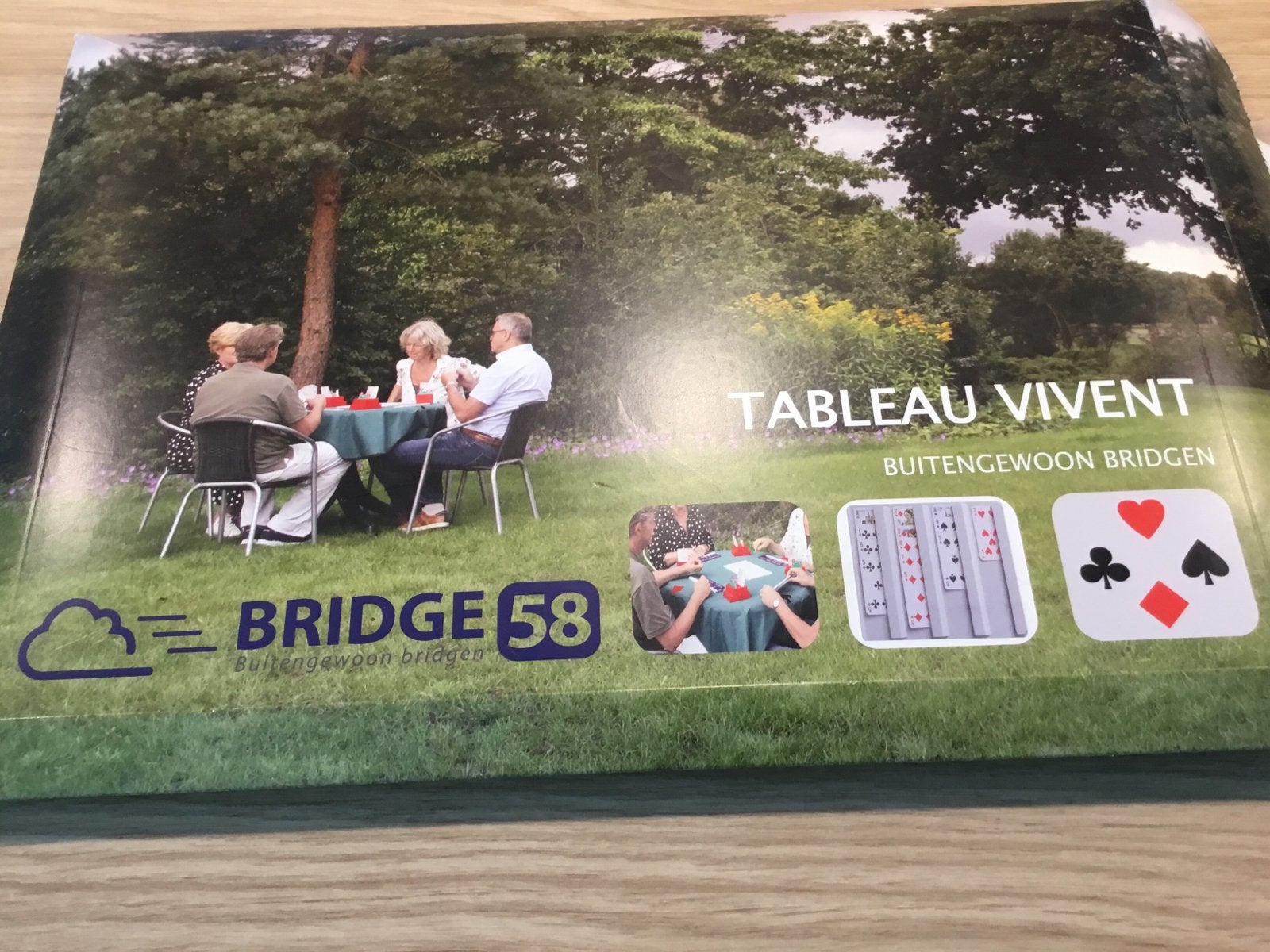 Bridge 58 Tableau Vivant - Buitengewoon Bridgen, Drie of vier spelers, Ophalen, Nieuw