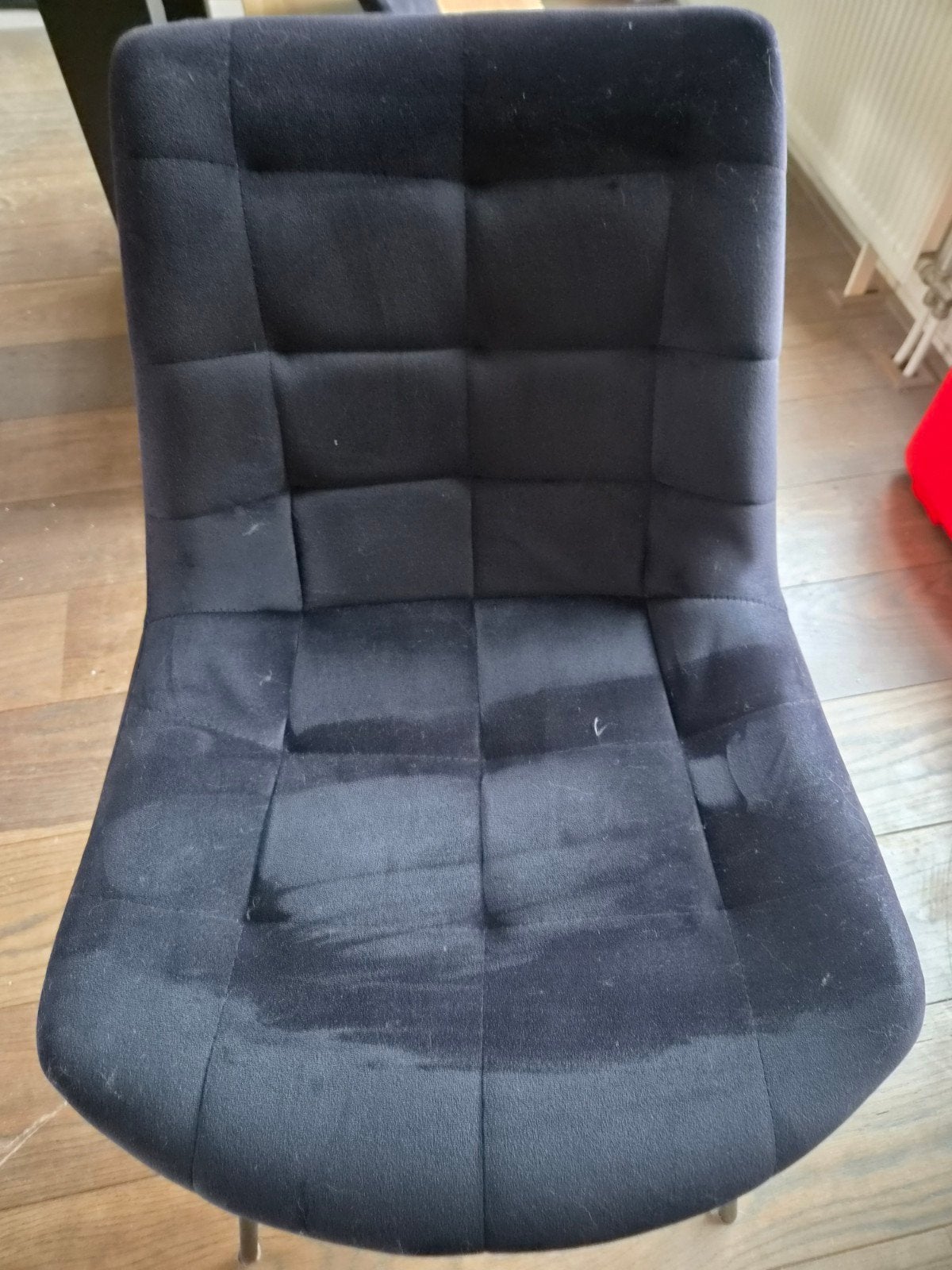 zwarte velvet stoelen, Ophalen, Gebruikt, Zwart, Vijf, Zes of meer stoelen