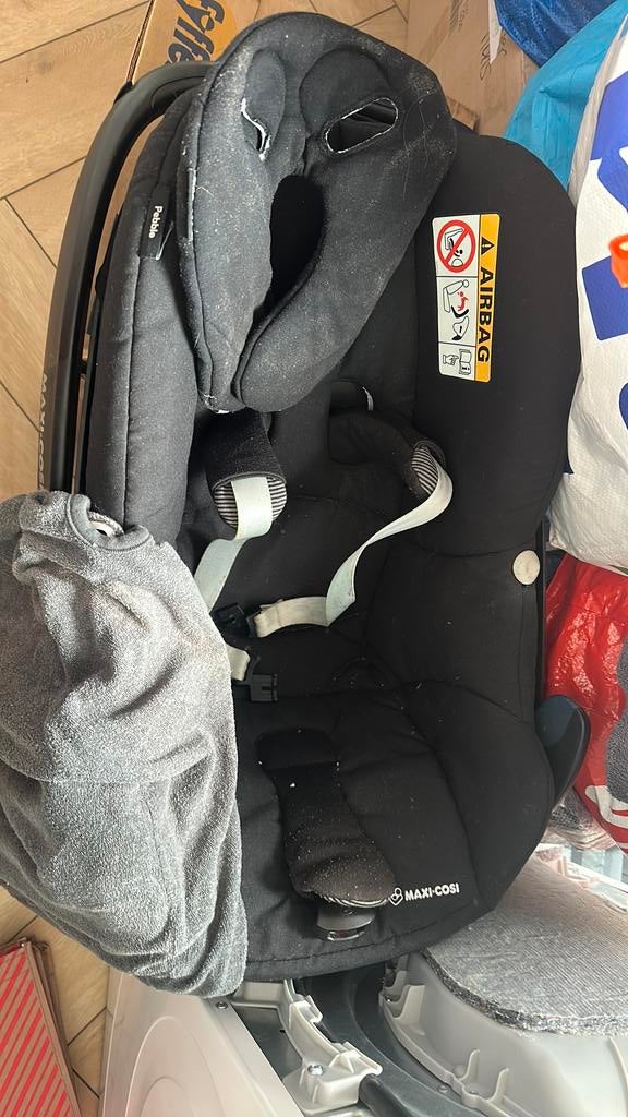 Maxi cosi pebble, Ophalen, Autogordel, Zo goed als nieuw, 0 t/m 13 kg