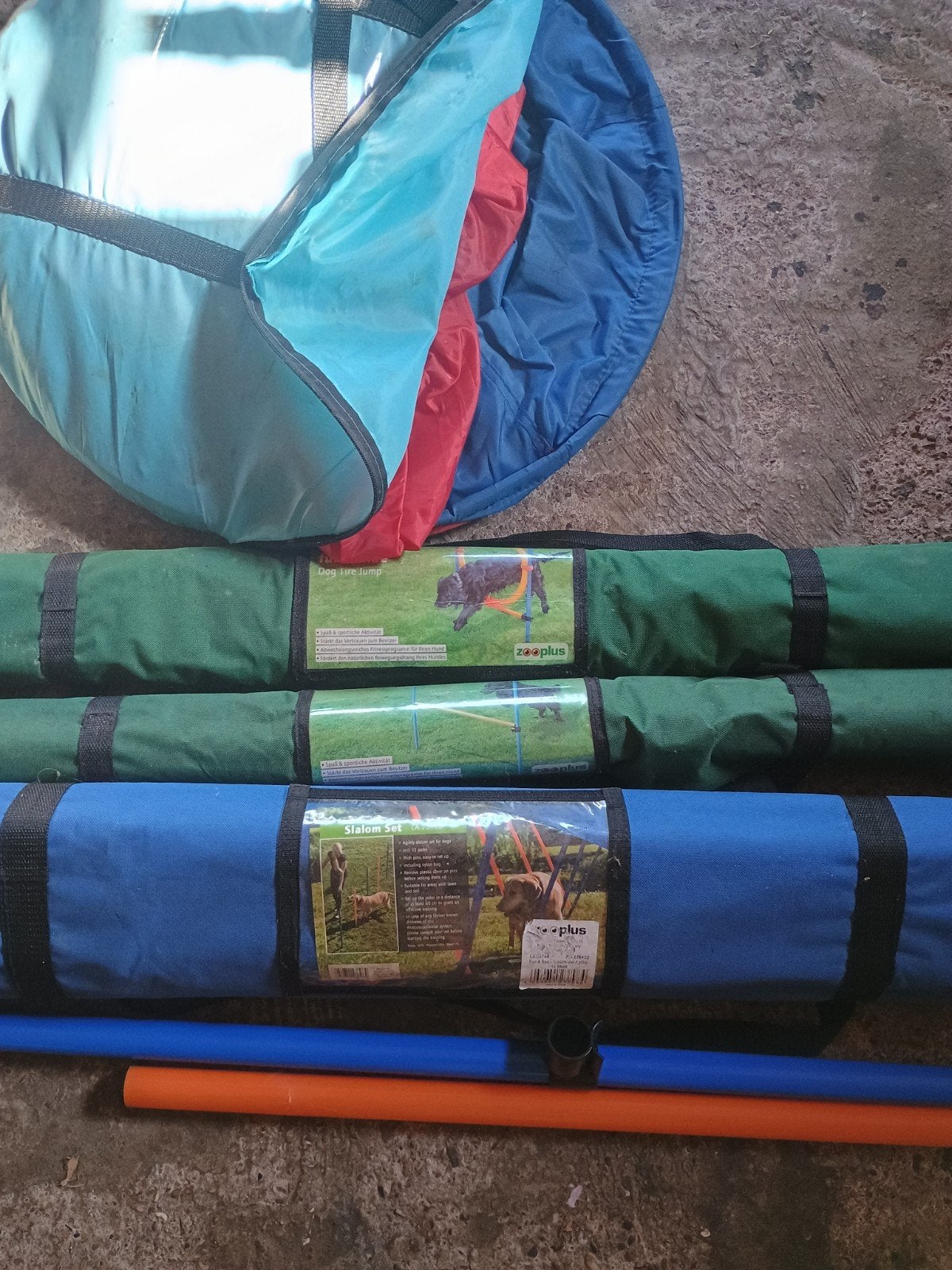 agility set voor hond, Dieren en Toebehoren, Ophalen, Gebruikt, Hondenspeelgoed