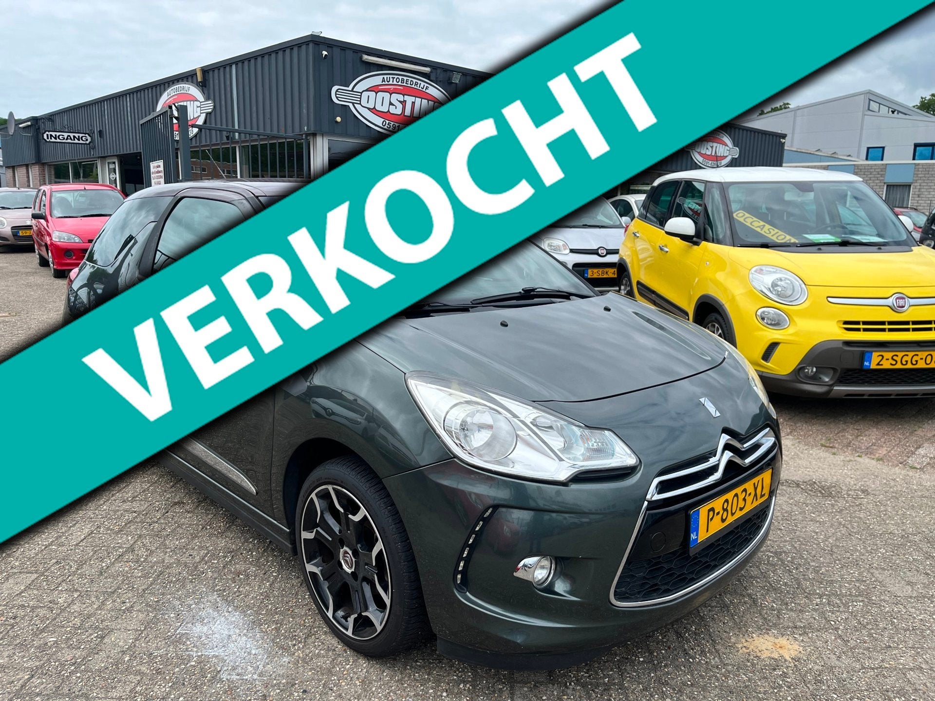 Citroen DS3 1.6 So Chic(st-bekr,clima,cruise,zeer mooi,119dk, Voorwielaandrijving, Euro 5, Stof, Zwart