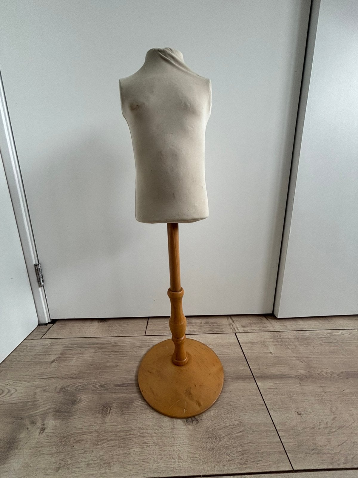 Vintage Paspop / Etalagepop voor kinder Kleding - Crème, Ophalen of Verzenden, Gebruikt