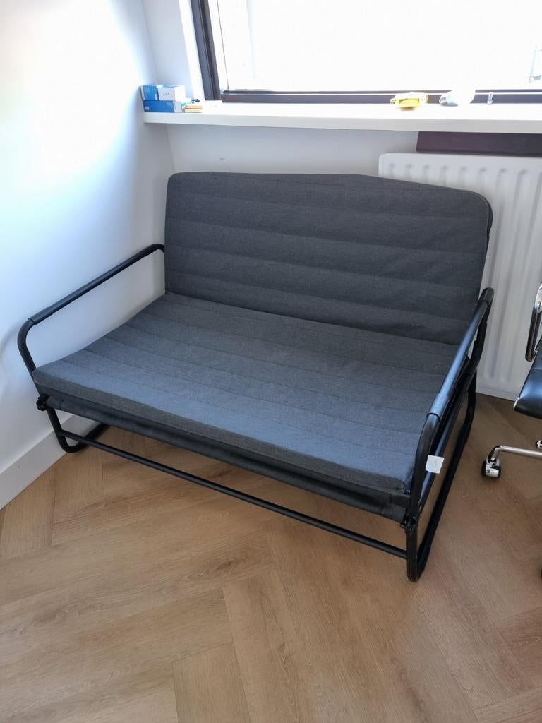 IKEA HAMMARN slaapbank, Ophalen, Tweepersoons, Grijs, 140 cm