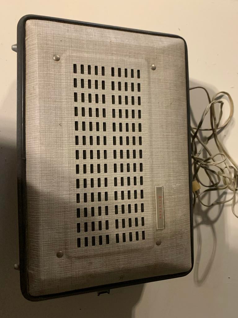 Vintage Aristona Platenspeler - Draagbaar en Compleet, Audio, Tv en Foto, Platenspelers, Ophalen, Gebruikt, Platenspeler, Overige merken