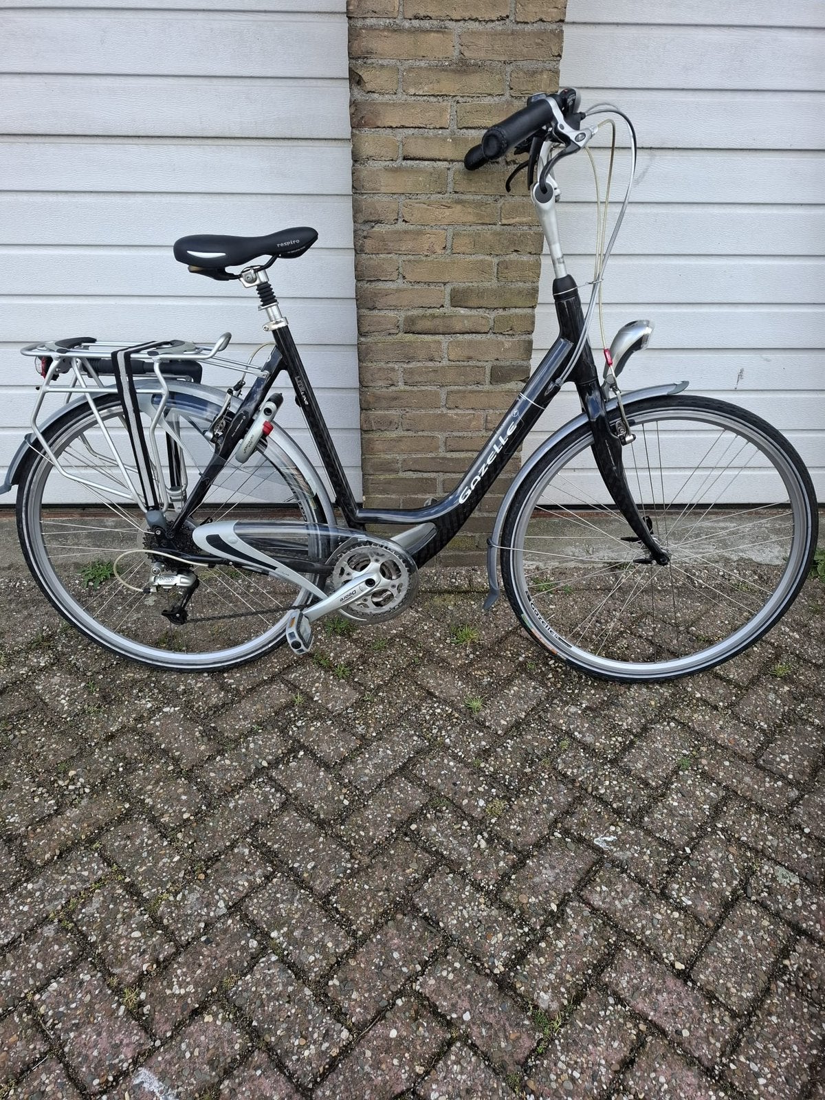 Gazelle Lite Line Full Carbon Dames fiets, Fietsen en Brommers, Fietsen | Dames | Damesfietsen, Ophalen of Verzenden, Zo goed als nieuw