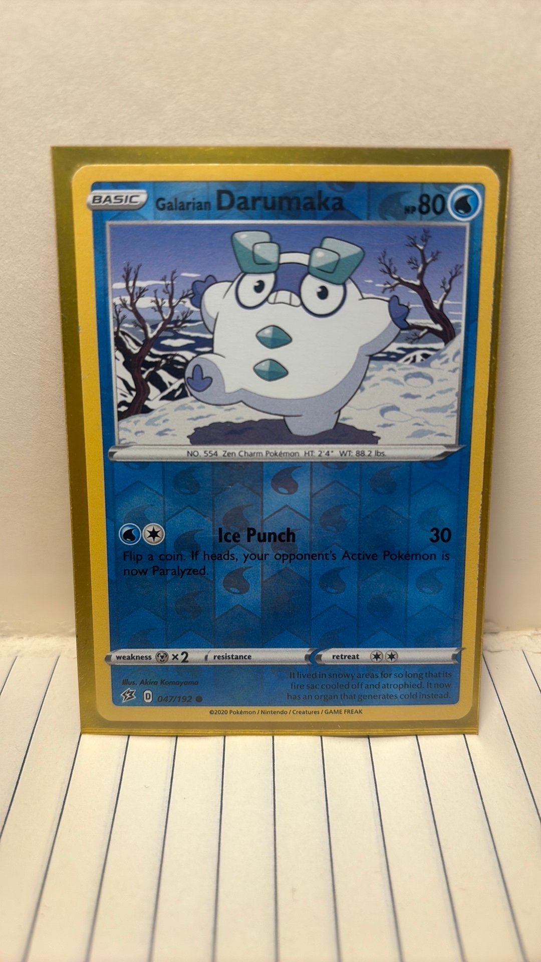 Galarian Darumaka 047/192 reverse holo rebel clash, Ophalen of Verzenden, Nieuw, Boosterbox