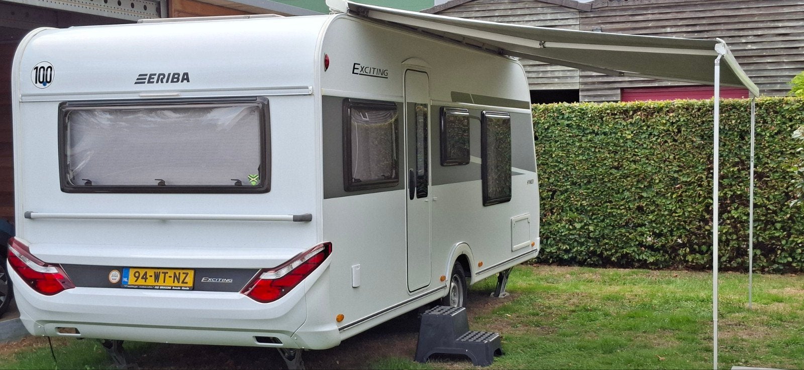 Hymer Eriba Exciting 470 Queensbed, Kachel, Particulier, 5 tot 6 meter, Eriba