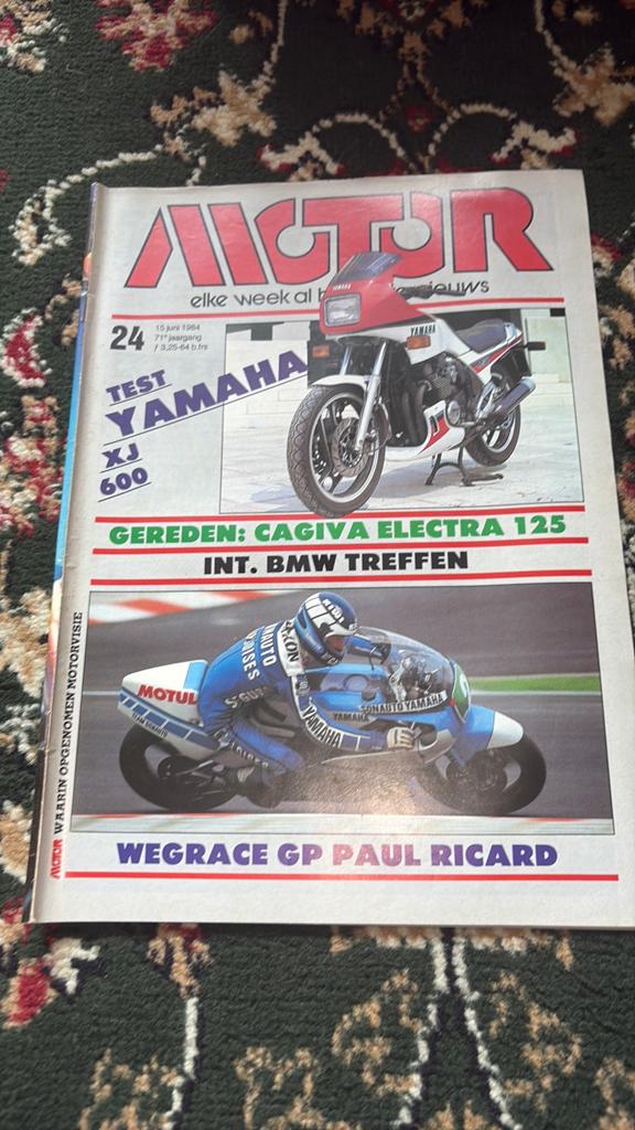 Motor Magazine - Yamaha XJ 600 Test, Cagiva Electra 125, Boeken, Motoren, Ophalen of Verzenden, Gelezen, Algemeen