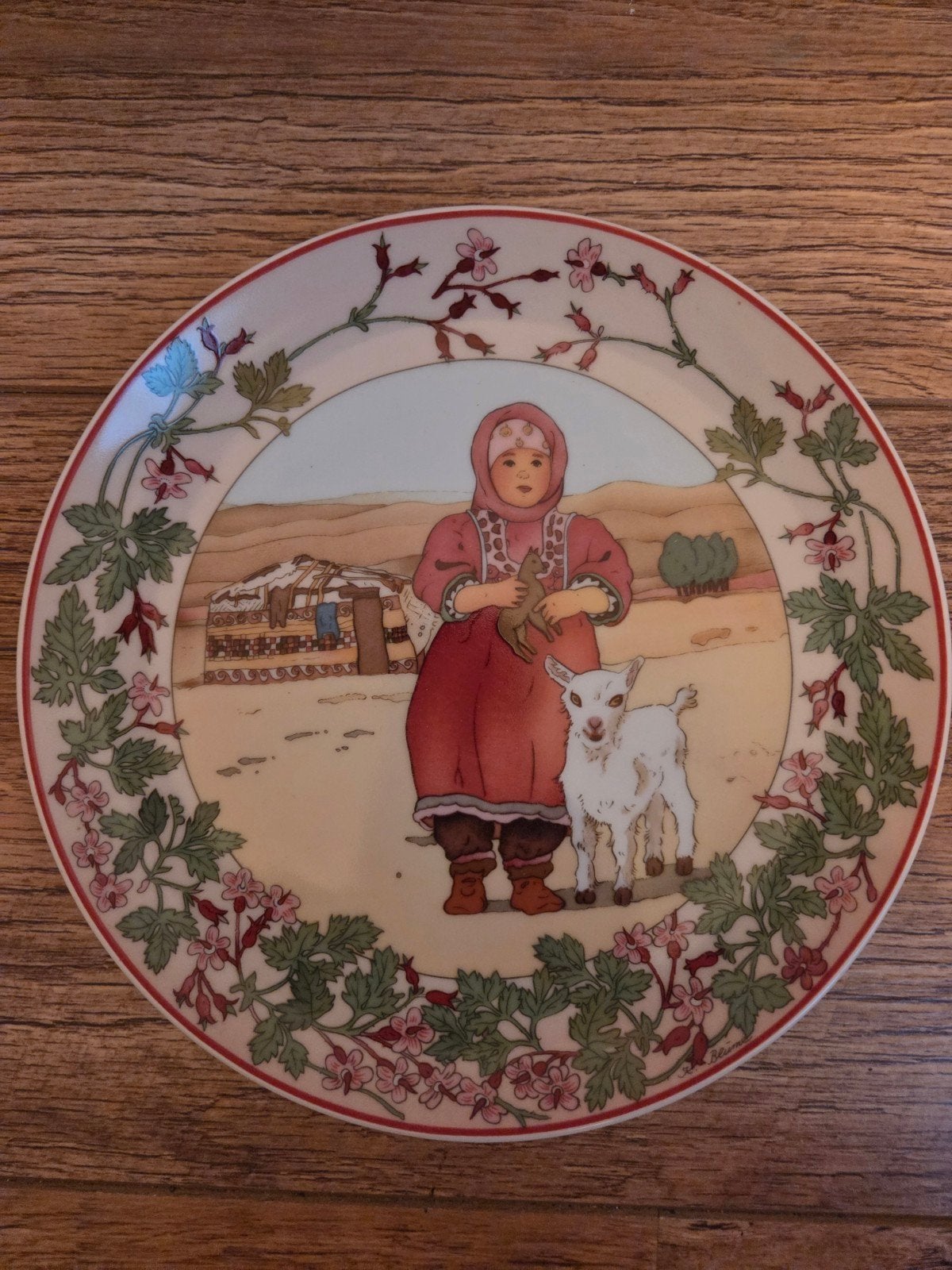 verzamelbord unicef nr 5, Antiek en Kunst, Antiek | Wandborden en Tegels, Ophalen of Verzenden