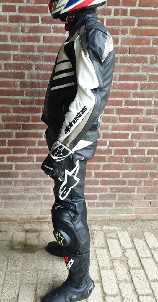 Alpinestars 2 delige combi motorpak maat 50 en 52, Motoren, Kleding | Motorkleding, Ophalen of Verzenden, Tweedehands, Combipak
